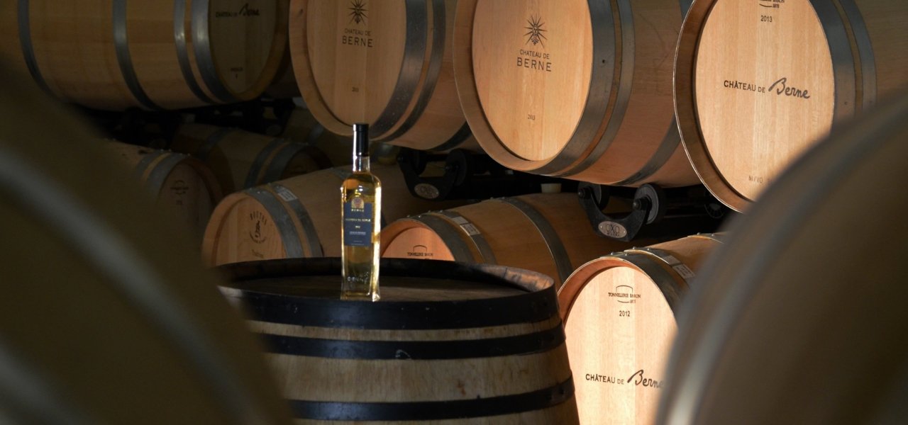 Cellar of Château de Berne 